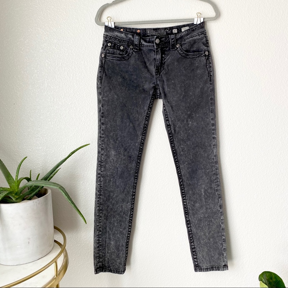 Miss Me Acid Wash Skinny Jeans
